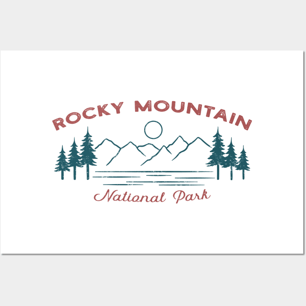 Rocky Mountain National Park Wall Art by SommersethArt